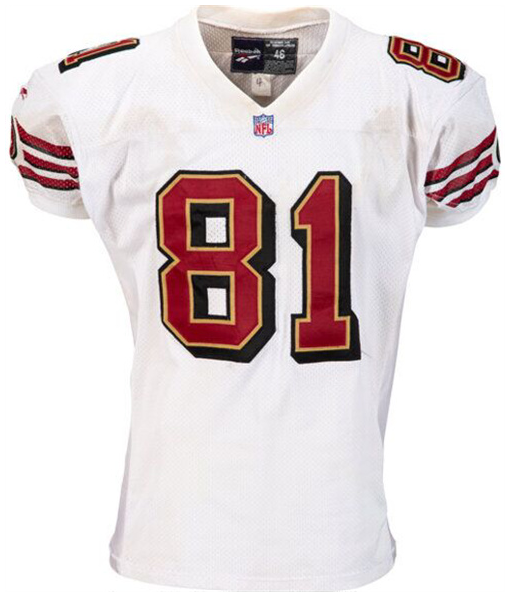Men's San Francisco 49ers Customized 1997-98 White Stitched Jersey